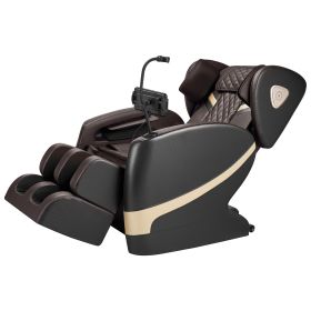 Massage Chair, Zero Gravity Full Body Massage Chair with 10-Point Rollers, 5 Automatic Modes, 8 Airbags, Waist & Leg Heating, Bluetooth Speaker