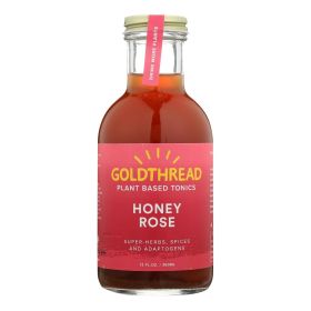 Goldthread Honey Rose Herbal Tonic - Case Of 6 - 12 Fz